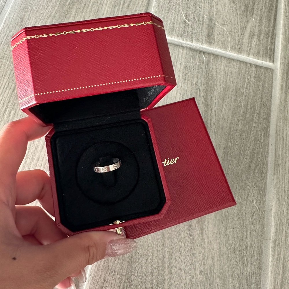 Cartier LOVE Wedding Ring Size 4.75